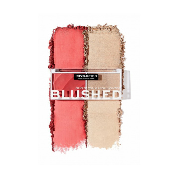 Revolution Relove Colour Play Blushed Duo Blush & Highlighter