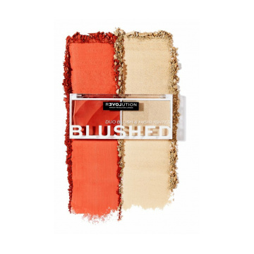 Revolution Relove Colour Play Blushed Duo Blush & Highlighter