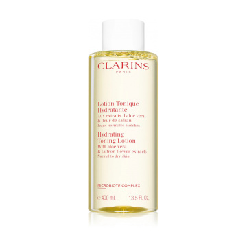 Clarins Hydrating Toning Lotion Aloe Vera & Saffron Flower (Normal to Dry Skin)