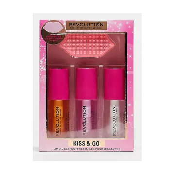 Makeup Revolution London Kiss & Go Lip Oil Set