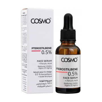Cosmo Advanced 0.5% Pterostilbene + Ferulic Acid Face Serum