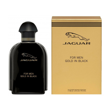 Jaguar For Men Gold in Black